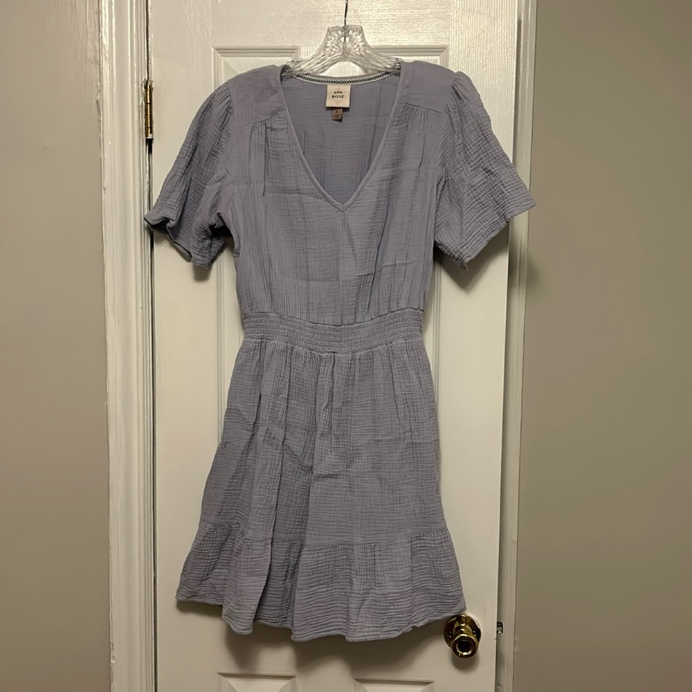 Knox Rose powder blue sundress with pockets!
